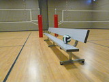 Bison Player Bench with Backrest, Fixed or Portable
