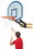 Bison PKG250 Qwik-Change Graphite Basketball Shooting Station, Price/EACH