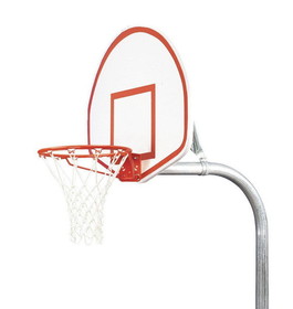 Bison PR29 3-1/2&#8243; Tough Duty Finished Aluminum Fan Playground Basketball System