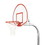 Bison PR29 3-1/2&#8243; Tough Duty Finished Aluminum Fan Playground Basketball System, Price/EACH