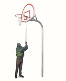 Bison PR33 3-1/2″ Tough Duty Removable Playground Basketball System