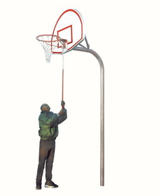 Bison PR33 3-1/2&#8243; Tough Duty Removable Playground Basketball System