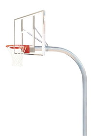 Bison PR78 5-9/16&#8243; Mega Duty Unbreakable Polycarbonate 54&#8243; x 42&#8243; Rectangular Playground Basketball System