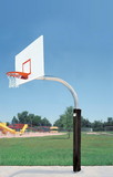 Bison 5-9/16″ Mega Duty 42″ x 72″ Steel Rectangular Playground Basketball System