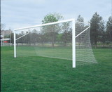Bison ShootOut 4″ Square Aluminum Permanent/Semi Permanent Soccer Goals