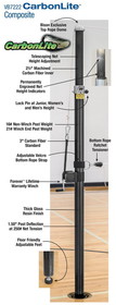 Bison CarbonLite Composite Volleyball Double Court System
