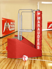 Bison Arena JR Freestanding Portable Double Court System