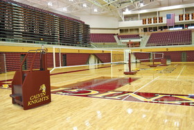 Bison Arena II Freestanding Portable Double Court System