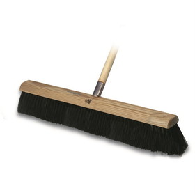 Bon Tool Concrete Floor Broom - 18" With 5' Wood Handle