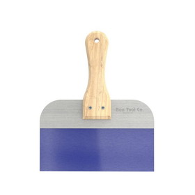 Bon Tool Taping Knife - Blue Steel 8" X 3" - 7" Wood Handle