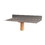 Bon Tool 15-247 90&#176; Edge Hawk - 12" X 6" Stainless Steel - 1 1/2" Lip With Wood Handle