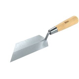 Bon Tool 45° Angle Margin Trowel - Right With Wood Handle