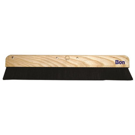 Bon Tool Concrete Finish Brush - 24" Wood Block With Soft Horsehair Bristles