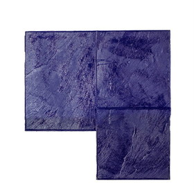 Bon Tool Texture Mat - Inline Ashlar Blue - 36" X 36"