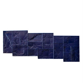 Bon Tool Texture Mat - Tri-Ashlar Slate - Blue