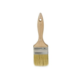 Bon Tool American Style Flat Brush - White Bristle 1"