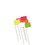 Bon Tool 84-845 Marking Flags 2 1/2" X 3 1/2" X 21"  Fluorescent Pink(1000/Pkg), Price/each