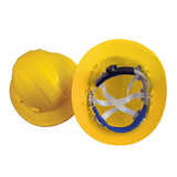 Bon Tool Hard Hat - Full Brim - Yellow With Ratchet