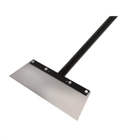 Bon Tool "Macho" Floor Scraper - 14" Angle Cut Blade - 60" Steel Handle