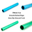 GOGO Wholesale Track & Field Races Relay Batons Assorted Color 8 Pcs/Box