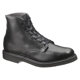 Bates E00058 Men's Bates Lites 6" Leather Lace Up Boot, Black