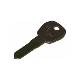 Kaba 1631 Key Blank, Brass, Nickel Plated, For Cam Lock Systems