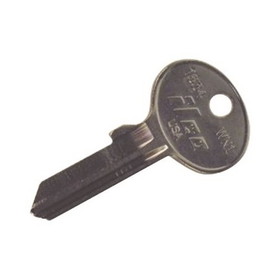Kaba 1634-WN1 Key Blank, Brass, Nickel Plated, For Wind Locks