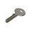 Kaba 1636 Key Blank, Brass, Nickel Plated, For Southern Imperial Sun Locks, Price/each