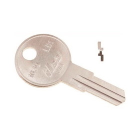 Kaba 1639-LD1 Key Blank, Brass, Nickel Plated, For Larson Door Locks