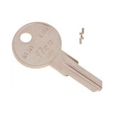 Kaba 1640-LD2 Key Blank, Brass, Nickel Plated, For Larson Door Locks