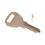 Kaba 1645 Key Blank, Brass, Nickel Plated, For Fulton Hitch Locks, Price/each