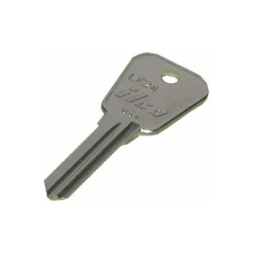 Kaba LF24 Key Blank, Brass, Nickel Plated, For Lowe and Fletcher Locks