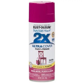 Rust-Oleum 283188 Spray Paint 12 oz Magenta 2X Satin Ultr