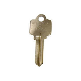 Kaba AR1-PC Key Blank, Brass/Plastic, Nickel Plated, For Almet Locks