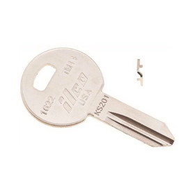 Kaba 1622-TM14 Key Blank, Brass, Nickel Plated, For Trimark Locks