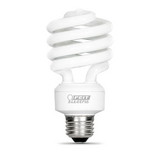 FEIT BPESL23TM/D CFL Bulb, 23 W, E26 Medium Lamp Base, Fluorescent Lamp, 1600 Lumens
