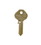 Kaba 1092D-M12 Key Blank, Brass, Nickel Plated, For Master Locks, Price/each
