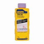 Irwin Strait-Line 4935426 Dust Off Marking Chalk, Light Violet, 6 oz, Squeeze Bottle