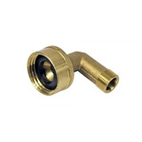 DANCO P-06365 Garden Hose Adapter, Specifications: 3/8 in Compression x 3/4 in GHTF, Brass