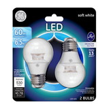 GE 23444 LED Light Bulb, 6.26/6.5 W, 40 W Incandescent Equivalent, E26 Medium Lamp Base, LED Lamp, A15, 500 Lumens