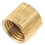 AMC 756108-02 Pipe Cap, 1/8 in Nominal, FNPT End Style, Brass, Price/each