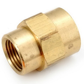 Anderson Metals Coupling Yel Brass In X In