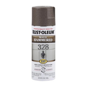 Rust-Oleum 314418 Spray Paint, 11 oz Container, Brown, Matte Finish