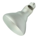 GE 48069 Heat Lamp, 125 W, Medium E26 Lamp Base, Incandescent Lamp, R40 Shape