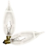GE 48396 Incandescent Bulb, 15 W, E12 Candelabra Lamp Base, Incandescent Lamp, CA8, 115 Lumens