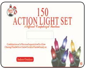 Santa's Forest Chaser Light Set 150 Lt 8 Function