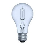 GE 62616 Halogen Bulb, 43 W, E26 Medium Lamp Base, Halogen Lamp, A19, 565 Lumens