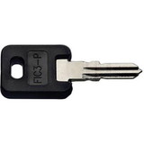 Kaba FIC3-P Key Blank, Brass/Plastic, Nickel Plated, For FIC Locks