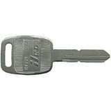 Kaba K1994-B87 Key Blank, Brass, Nickel Plated, For Kenworth Locks
