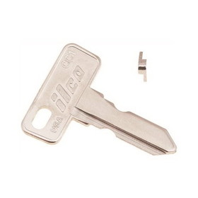 Kaba CC1 Key Blank, Brass, Nickel Plated, For Club Car Locks